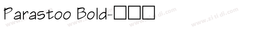 Parastoo Bold字体转换